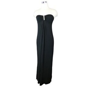 Rachel Pally‎ Women's Black Strapless Maxi Dress Elegant Formal Party S